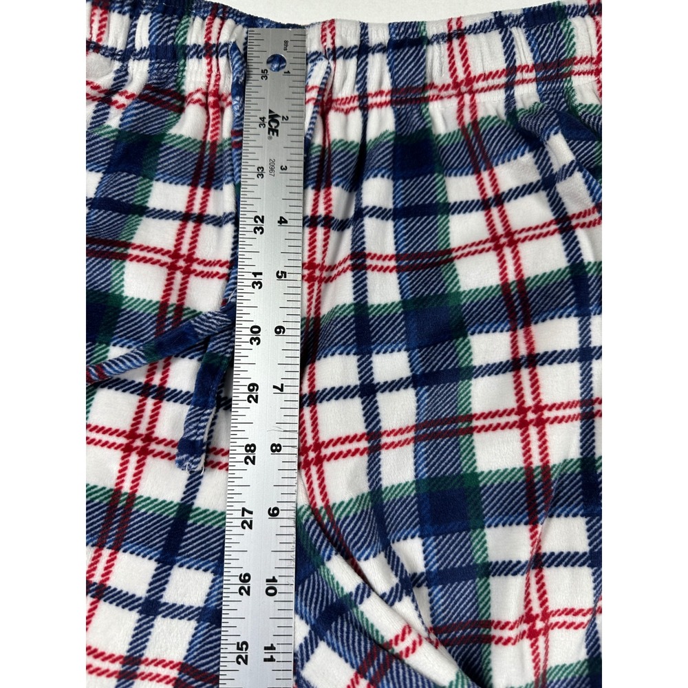 Womens Plaid Pajama Set Top Pants Cozy Loungewear Size M - Picture 14 of 15